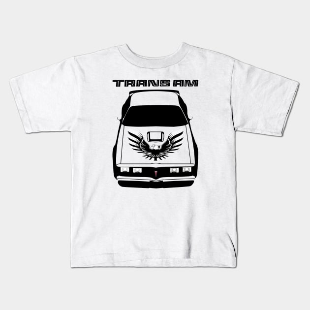 Firebird Trans Am 1979-1981 Hard top Kids T-Shirt by V8social